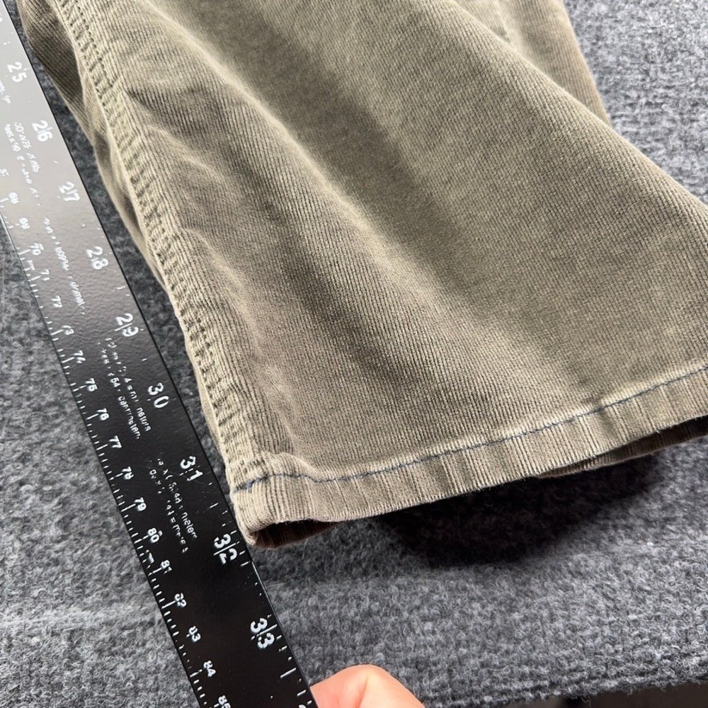 Tommy Bahama Mens Corduroy Pants 40x32 Standard Leg Straight Olive Taupe Stretch - Picture 3 of 7